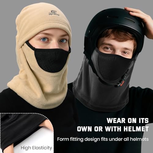 Ski Mask Balaclava - Winter Thick Breathable Balaclava Women Ski Mask for Men Women Ski Face Mask Windproof - Image 6