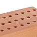 Wood Tools Stand for Screwdriver, Storage Wooden Stand with 30 Holes, Convenient &
