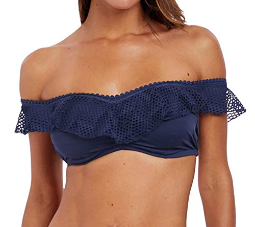 Haut de maillot à armature galbant Marseille avec volant chic et manches confort