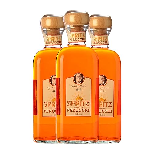 Licores Perucchi 1876 Spritz Botella Misil 1 L (Caja de 3 Botella Misil de 1 L)