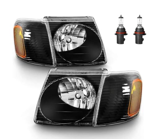 Vizotae Headlights for 2001-2005 Ford Explorer Trac ONLY, 2001-2003 Ford