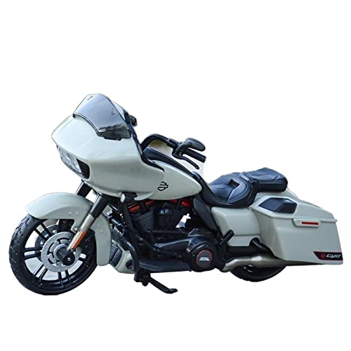 Harley-Davidson 2018 CVO Road Glide 1:18 moto moulée blanche de collection modèle miniature Hobbies