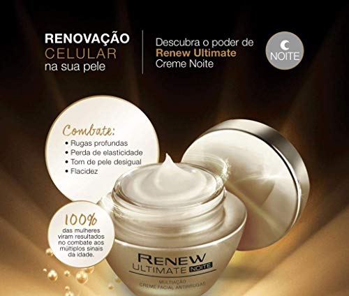 Avon Creme Renew Ultimate Noite Restauração 45+ - 50g
