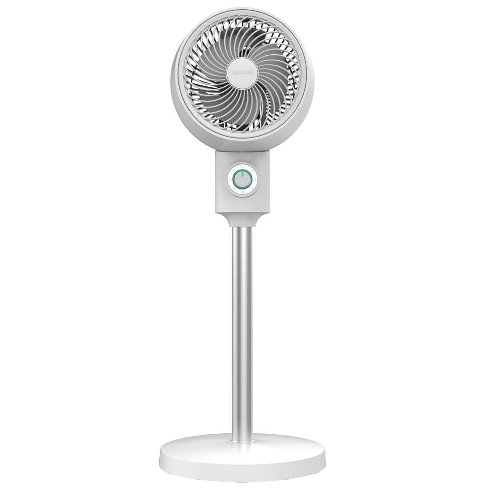 Cecotec - Ventilatore circolatore d'aria a piantana, EnergySilence 900 Cyclone. 35 W, diametro 9 pollici, oscillazione automatica, 3 velocità, inclinazione regolabile, controllo facile