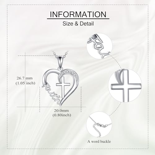 Collier croix argent sterling poli miroir bijouterie de luxe - 5