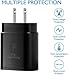 25W Fast Adaptive Samsung Charger for Galaxy S22 S23+ Ultra/S21/S21+/S21 Ultra/S20/S20+/S20 Ultra/Note 20/Note 20 Ultra/Note10/Note10+/Z Fold4/Z flip4 with 4FT (1.2M) Charging Cable - Black