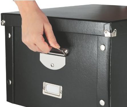 Leitz Snap N Store A4 Suspension Files Box - Black