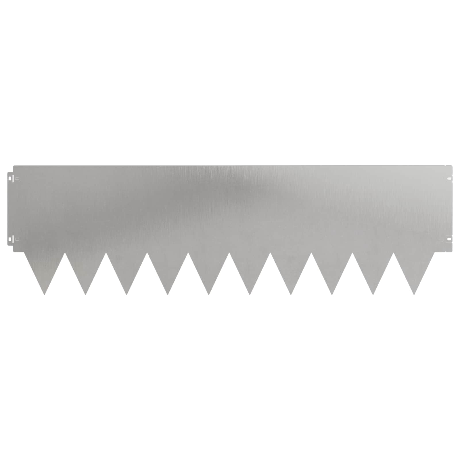 Obramowanie trawnika z malowanego proszkowo metalu, zestaw 10 sztuk, 103 x 30 cm, krawędź ogrodowa do wyznaczania grządek, ścieżek, tarasów i ogrodu, elastyczna krawędź koszenia