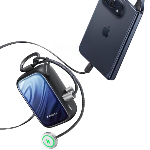 TORRAS PearlGo Power Bank for iPhone Duo/18 Pro Max, 45W Fast, Night Sky