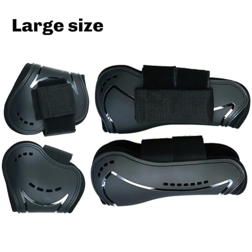 Botas protectoras para patas de caballo en neopreno PU premium L 4