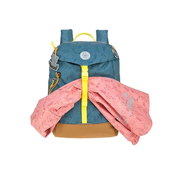 LÄSSIG Kinder Wanderrucksack Kinderrucksack Ausflug ab 5 Jahre /Outdoor Backpack Big Adventure Blau, 14 L – Bild 9