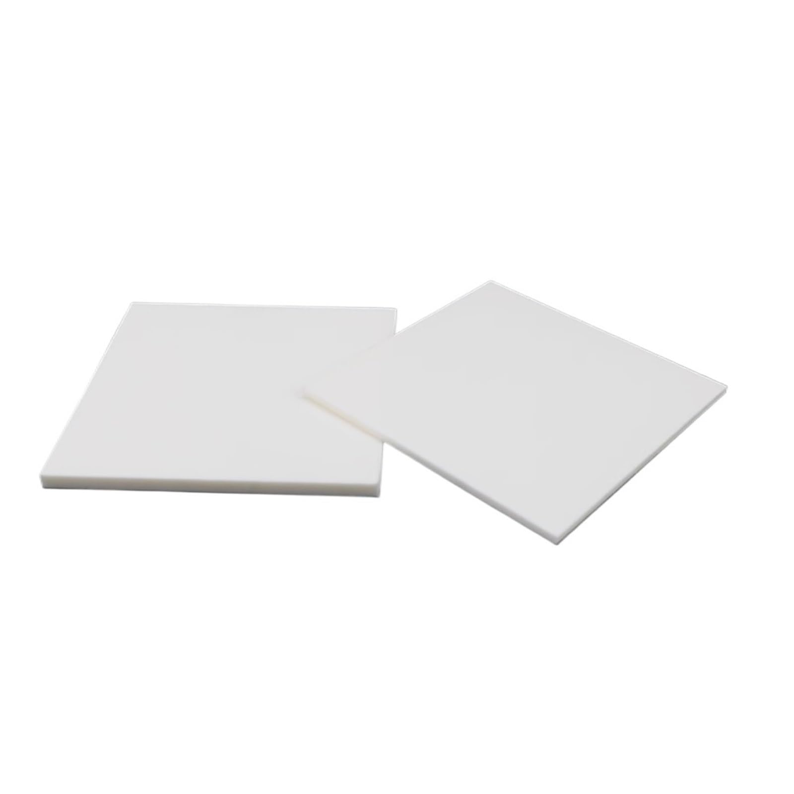 Foglio ceramico di allumina Pannello ceramico in allumina quadrata 99, spessore 0,5 mm-5 mm, lastra sottile in corindone for raffreddamento, 1 pz