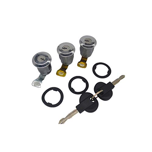 KASturbo Cerradura Puerta Barril Bloqueo Conjunto para P-eugeot Partner Xsara C-itroen Berlingo 252522 9170.CW 9170.G3