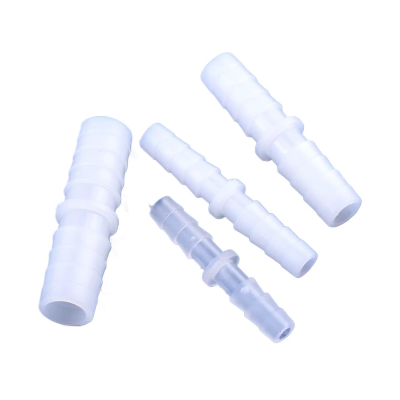 Xuro Conectores directos de plástico de igual diámetro for acuario, bomba de aire, manguera, junta pagoda, accesorios de tubería de agua, 5 a 200 unidades, 4 a 14 mm(14-14mm PE,200 Pieces)