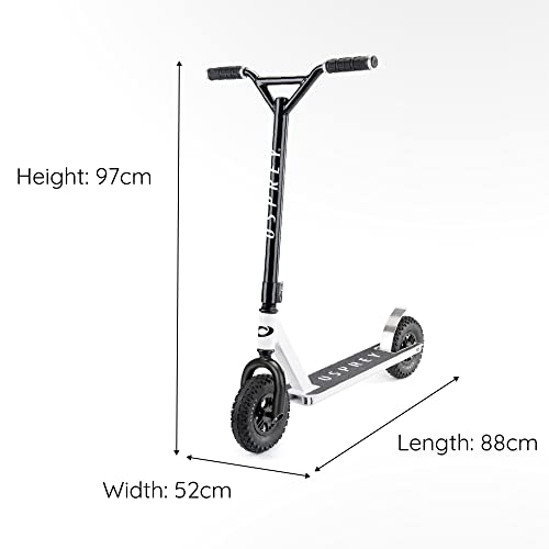 Osprey Dirt Scooter | For Adults And Beginners Bicycle With Chunky Road Tyre Off Road All Terrain Pneumatic Trail Tires And Aluminium Deck, Multiple Colours #TOP6