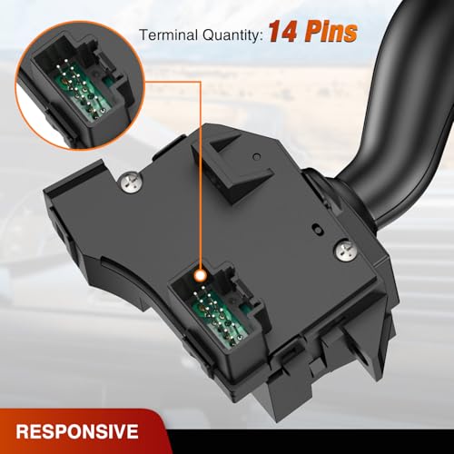 Nilight Turn Signal Switch Compatible with 2007 2008 2009 2010 2011 2012 2013 2014 Ford Expedition 2007-2014 Lincoln Navigator Multifunction Combination Lever Switches by Nilight - Image 8