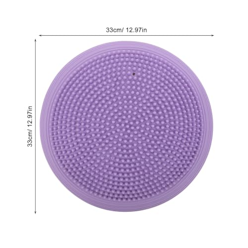 Cojín Protector para Rodillas de Yoga para Uso en Casa con Material PVC Engrosado, Forma Redonda, Almohadilla Antideslizante para Ejercicio de Fitness para Protección de Articulaciones y Entrenamiento de Equilibrio durante Yoga y Pilates miniatura 2