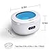 Ultrasonic Jewelry Cleaner, ABOX Professional Cleaning Machine 25 Ounces/750ML with Digital Timer and Clear Lid, Eyeglasses, Rings, Dentures Cleaner GT-F6