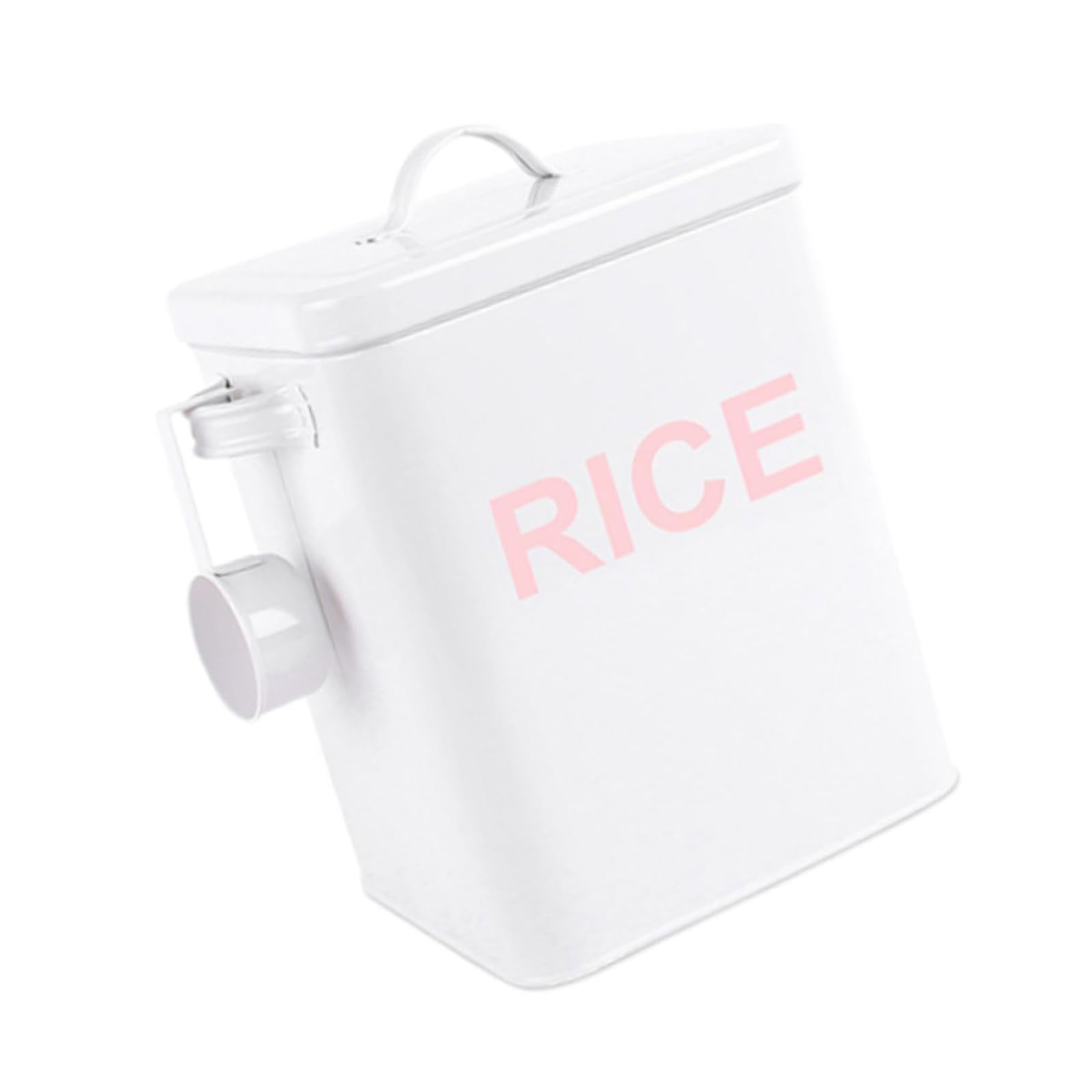 MICFENY Sealed Flour Canister Rice Storage Container Countertop Organiser Jar for Grains Bean Rice and Snacks Kitchen Tool