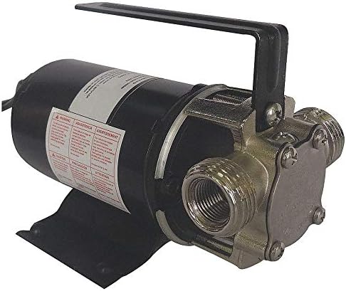 Dayton 1/10 HP Stainless Steel Compact Flexible Impeller Utility Pump, Intermittent - 5UXN0
