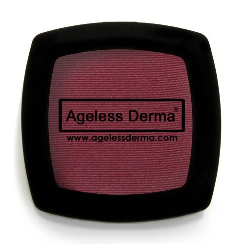 Ageless Derma Pressed Natural Mineral Makeup Blush with Vitamin A, E and Green Tea Extracts (Garnet)
