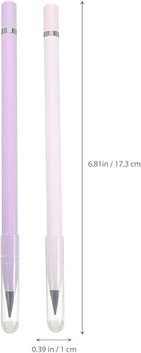 Miniatura 8 de Lápices de metal, 2 lápices de metal para niños, sin corte, lápices de metal para niños