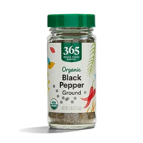 Organic Black Pepper Ground, 1.8 Ounce