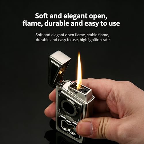 Encendedor inteligente clásico con sensor y llama suave miniatura 3