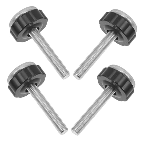 Toyvian YU58G0DULQ43TCH11V Rändelschrauben-Set 4 Stück