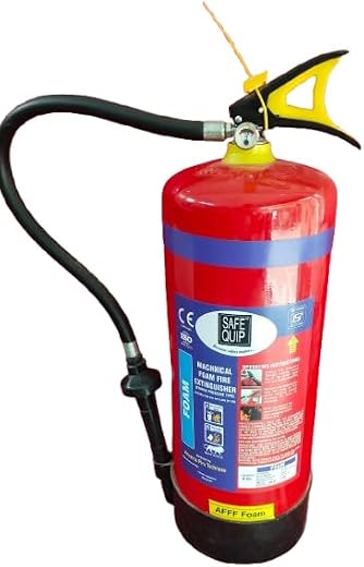 Safe Quip AFFF Foam Fire Extinguisher, Mechanical Foam Type, 9 litres