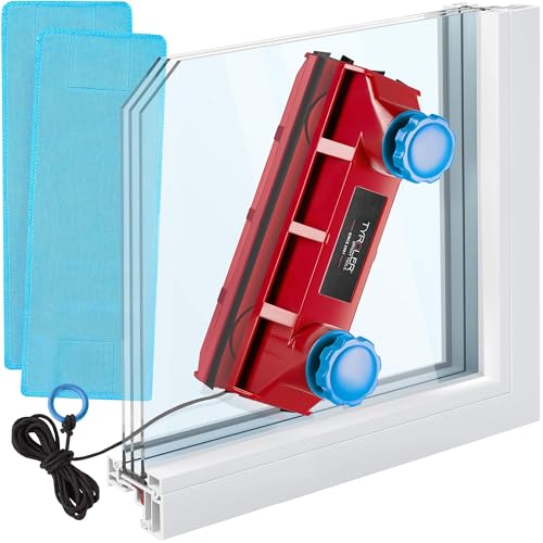 Tyroler Der Glider D-3 AFC Magnetischer Fensterreiniger | Nur für 2–28 mm Einfach- oder Doppelverglasung | Beidseitig | Fensterputzer magnetisch | Magnet Fensterreiniger Tyroler Der Glider D-3 AFC Magnetischer Fensterreiniger | Nur für 2–28 mm Einfach- oder Doppelverglasung | Beidseitig | Fensterputzer magnetisch | Magnet Fensterreiniger