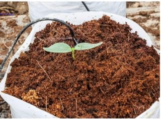 Nalla Coconut Industry Cocopeat Loose | Agropeat Loose 15 Kgs (Pack of 3) of Coco Peat Powder for All Seeds and Plants - Export Quality - image, photos