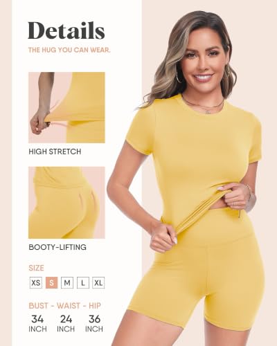 Image of ZOOSIXX Two Piece Workout Sets for Women - Summer Outfits 2 Piece Short Gym Sets Casual Lounge Vacation Matching Clothing