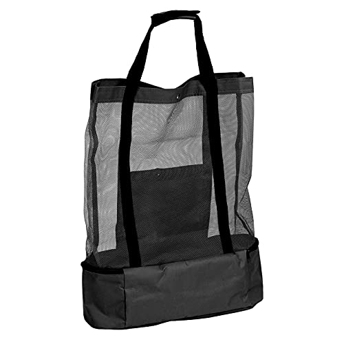 Large Capacity Insulated Mesh Beach Bag for Outdoors Preservation Suitable Camping Garden Picnic Travel Vacation