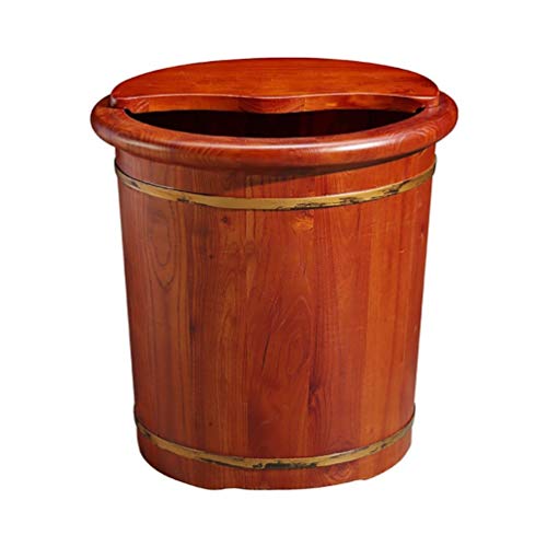 Spa de pies de madera para pedicura y masaje
