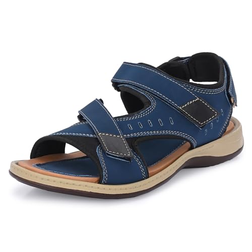 Image of Centrino Men's Sandal |leather sandals for office |New Fashion sandals for Men|Grip Insole for Stability | Comfortable Men Sandal with Premium Comfort & Quality (2029)