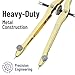 Mr. Pen- Geometry Set, 15 pcs, Gold, 6 Inch Swing Arm Protractor, Divider, Set Squares, Ruler, Compasses and Protractor