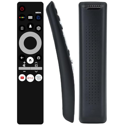 Image of BLACKSHEEP Compatible of Haier Bezel Less Tv Remote Original HTR-U29A Model Suitable to LE43K6600SG Hot Keys Netflix, YouTube and Prime Video - Use for LCD LED OLED QLED UHD 4K Android TVs, Black