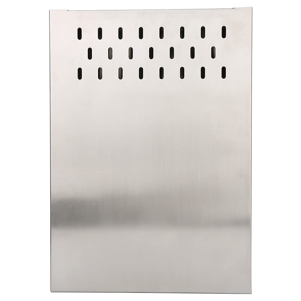Kommerzieller Schubladentyp, Behälter für Kaffeepulver, Eimer mit Gummistange, Rutschfeste Matte für Café, Büro, Küche, 2,5 L Fassungsvermögen (SILVER)