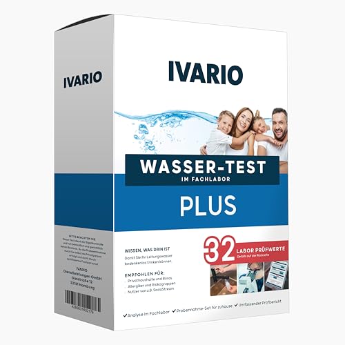 IVARIO Plus Labor-Wassertest-Set für Trink- und Leitungswasser