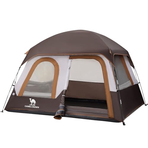 CAMEL CROWN 4/6 Person Tent Waterproof Lightweight Portable Backp...