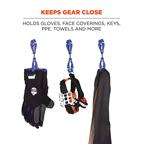 Image of Ergodyne Squids 3420 Swiveling Glove Clip Holder with Dual Clips