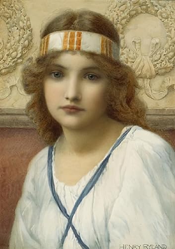 Pureté par Henry Ryland posters et art : habillez vos murs vides avec un grand tableau chic