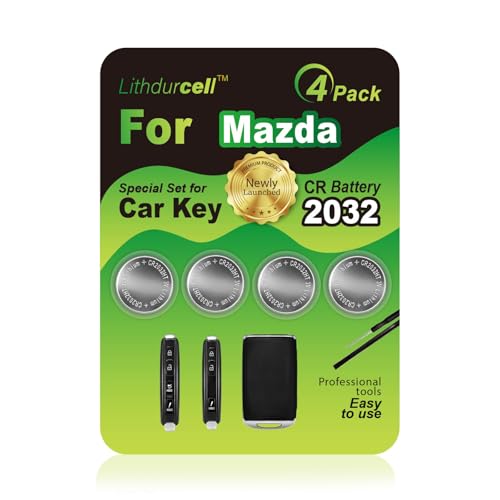 Lithdurcell 4-Pack CR2032 Batteries