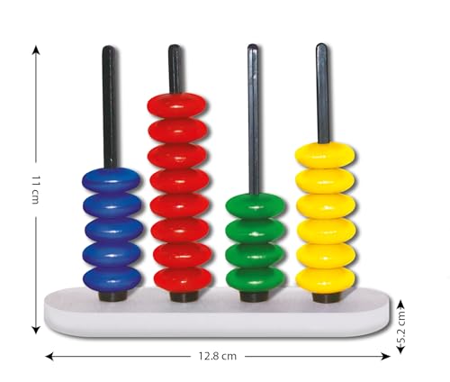 Image of Frank Abacus Number Counting Tool for Kids Above 5 Years - Fun and Challenging Educational Toys | Brain Booster Learning Games for Enhancing Math Skills & Number Recognition | Gifts for Girls & Boys