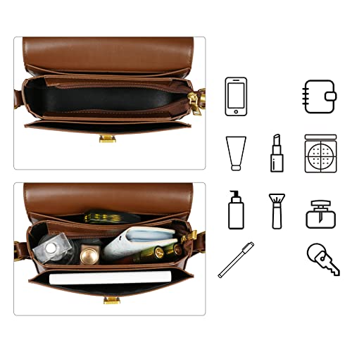 Msgher Women'S Shoulder Bag Messenger Handbag Preppy Style Female Crossbody Bag Retro Envelope Purse Designer Briefcase thumb #5