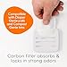 Diaper Genie Carbon Filter (4-Pack) | Diaper Pail Odor Eliminator & Deodorizer | Compatible with the Diaper Genie Complete and Expressions Pail