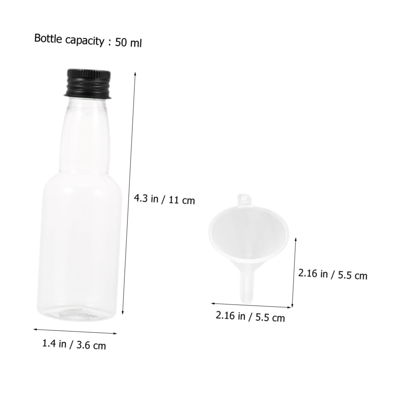 Amazon.co.jp: PHENOFICE 1 セット ミニ ショット ボトル サンプル