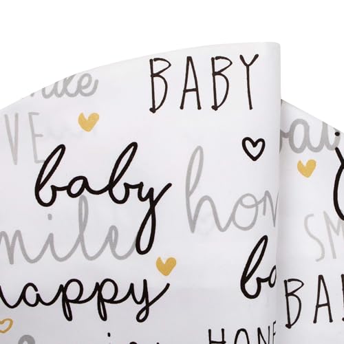 Boppy Nursing Pillow Original Support, Black White Gold Baby Love, Ergonomic Nursing Essentials for Bottle and Breastfeeding, Firm Fiber Fill, with Removable Nursing Pillow Cover, Machine Washable