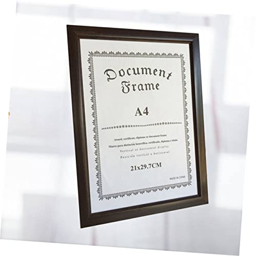 Ciieeo 1 Unidade Capa De Certificado Decoração De Escritório Mala De Papelão Topos De Bolo Com Bolin